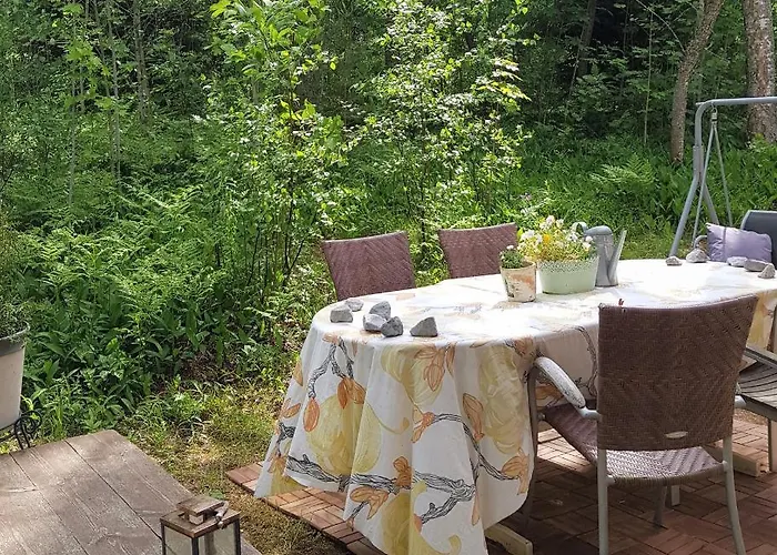 Hirsihuvila, Sauna Ja Kylpyamme, Levollista Olemista Villa Loppi